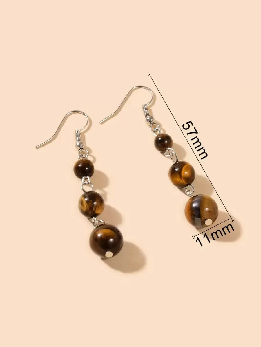 Stone Drop Earrings