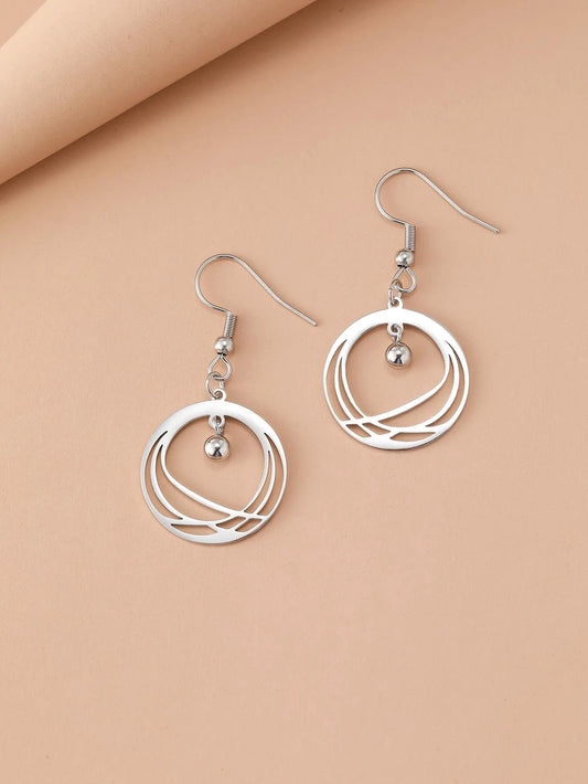 Aomogo Stainless Steel Drop Earrings