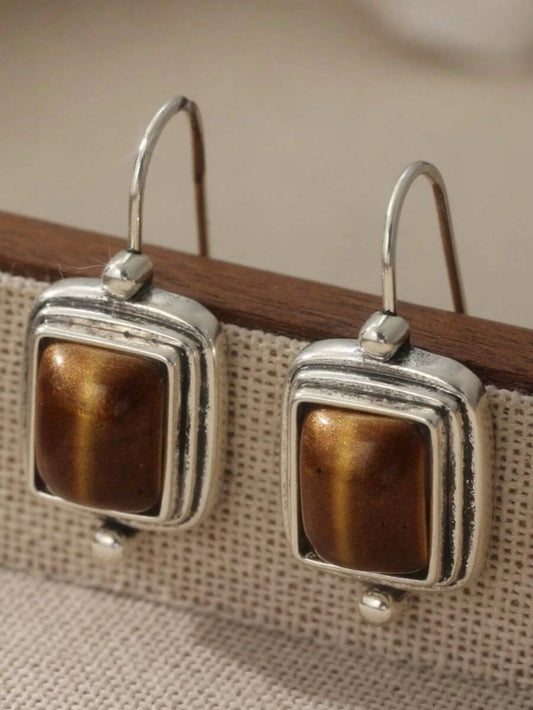 Classic Geometric Drop Earrings