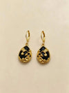 Vintage Teardrop Hummingbird Earrings