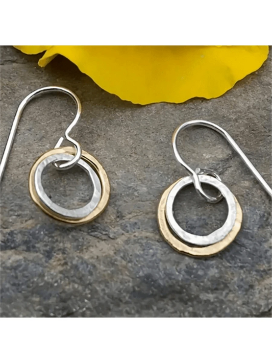 Bohemian Vintage Hollow Round Earrings