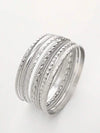 Bohemian Textured Bangle Bracelet Set