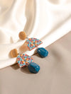 Geometric Decor Drop Earrings
