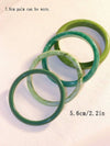 Yellow Round Bracelet Set