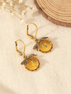 Vintage Dragonfly Drop Earrings