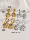 Vintage Style Geometric Alloy Earrings