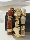 Vintage Multi-Layer Beaded Bracelet Set