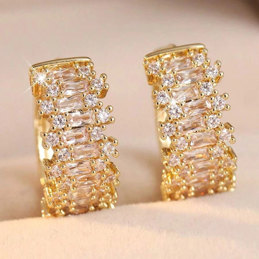 Synthetic Zirconia Women's Earrings