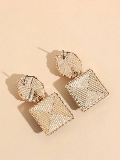 Square Drop Earrings