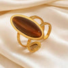 Bohemian Vintage Tiger Eye Ring