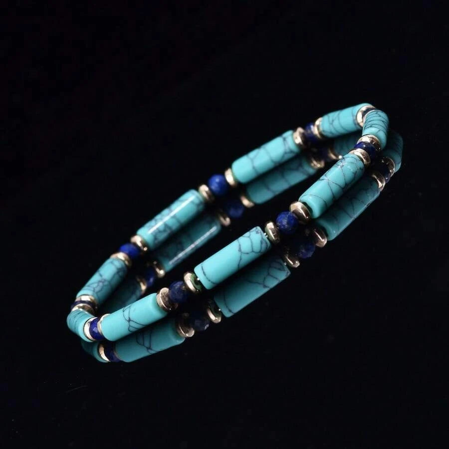 Turquoise Stone Jewelry Set