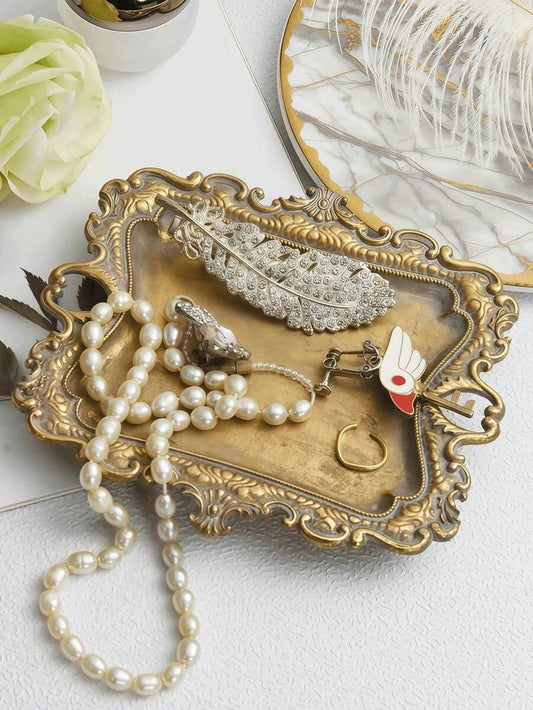Vintage Gold Ring Dish