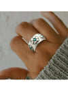 Vintage Turquoise Wide Ring