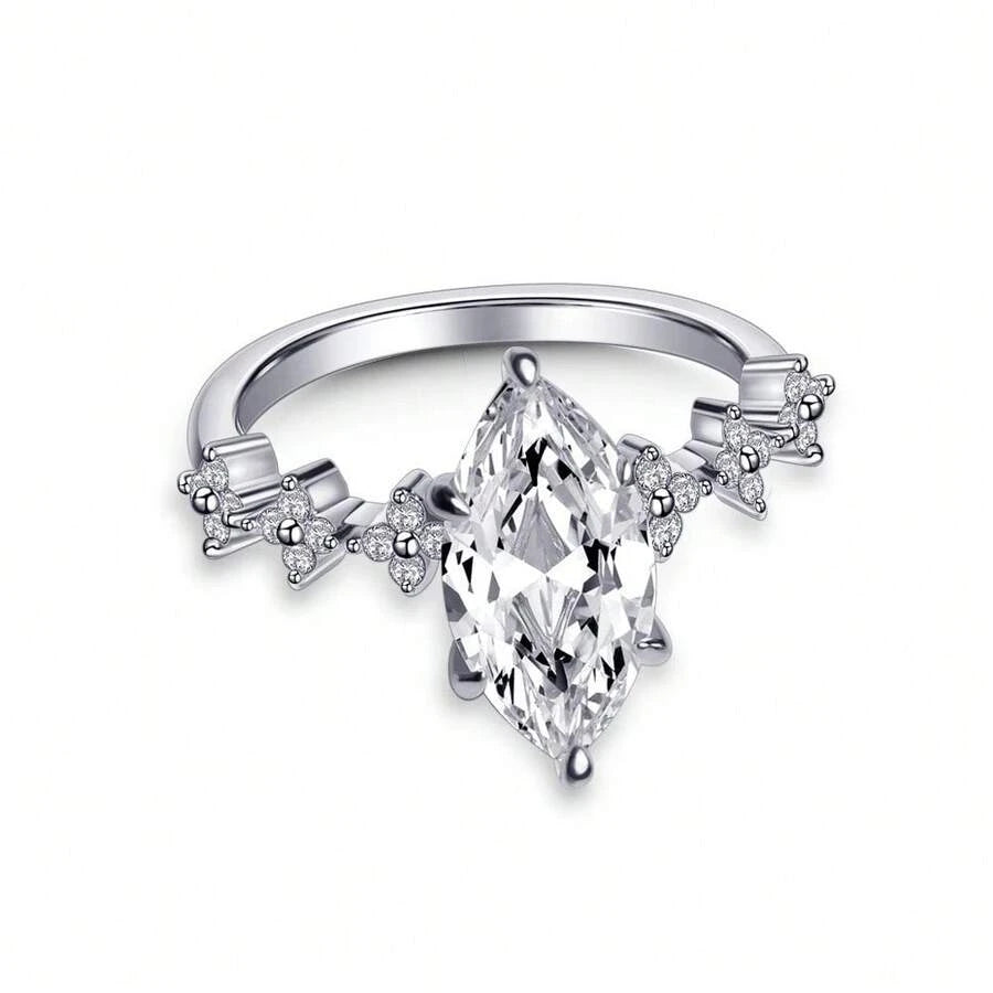 Retro Half-Circle Faux Pearl Ring
