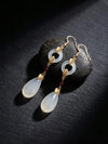 Chinese Retro Hollow Round Earrings