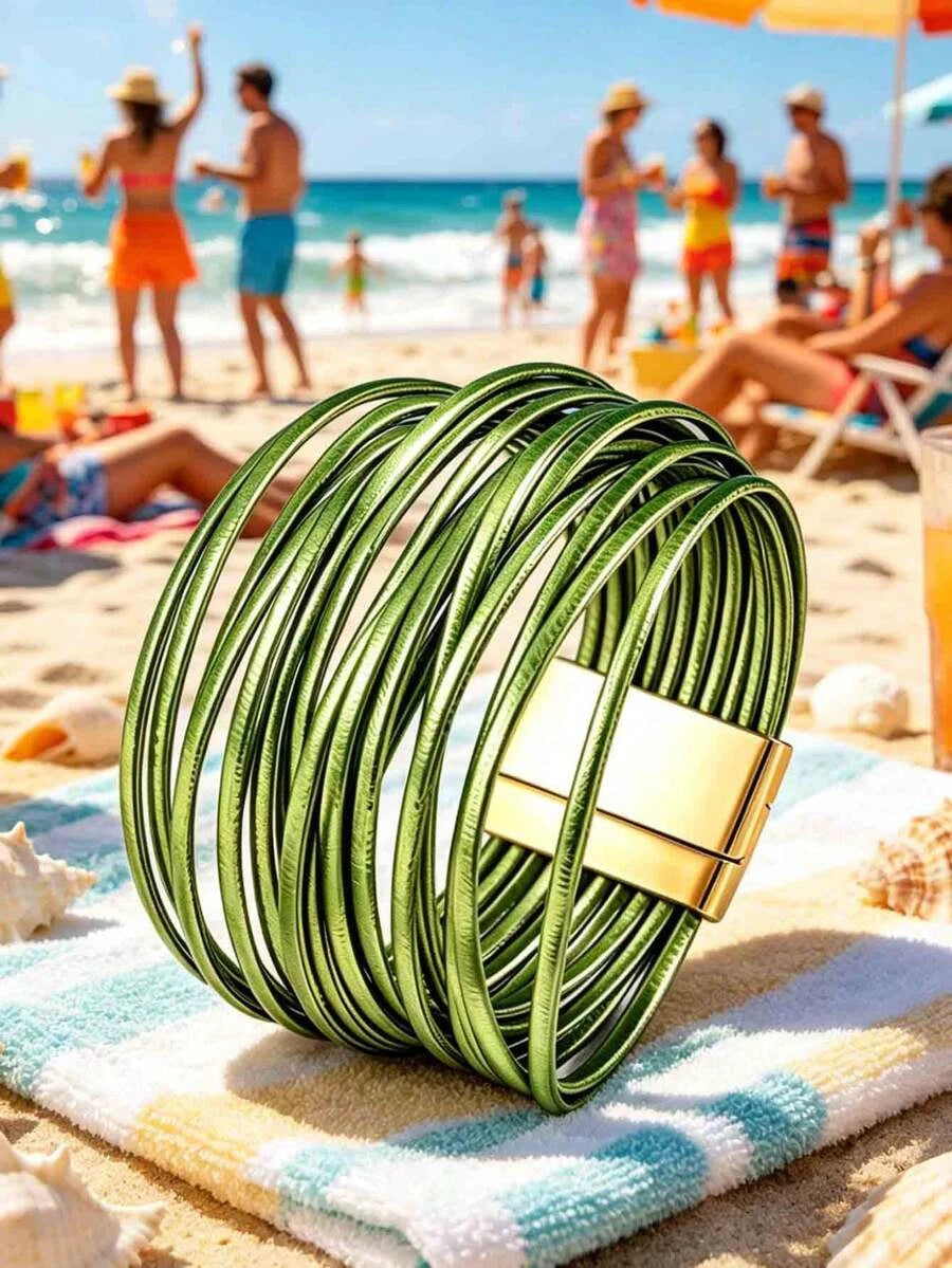 Bohemian PU Leather Multi-Layer Bracelet