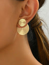 Minimalist Geometric Spiral Earrings