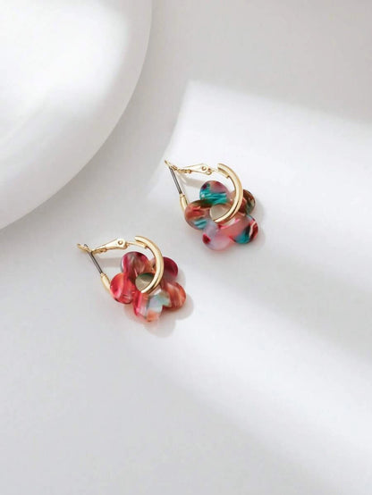 Five Leaf Clover Earring Studs