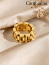 Gold Plated Stainless Steel Ring