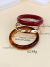 Vintage Acrylic Resin Bangle Set