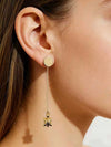 Retro Geometric Rotatable Drop Earrings