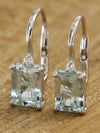 Retro Square Cubic Zirconia Earrings