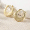 Vintage U Shaped Pendant Earrings