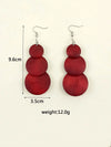 Round Drop Earrings