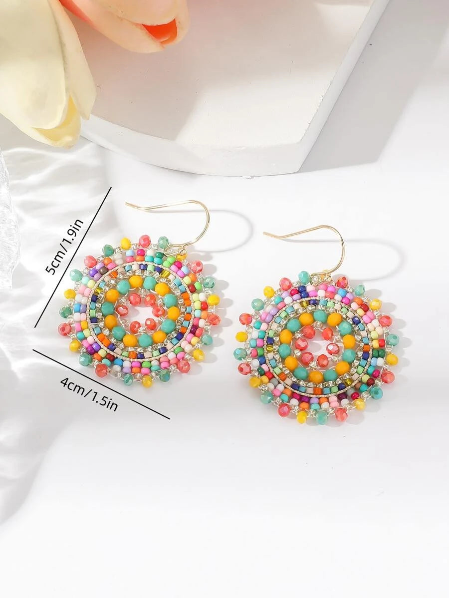 Bohemian Handmade Crystal Earrings