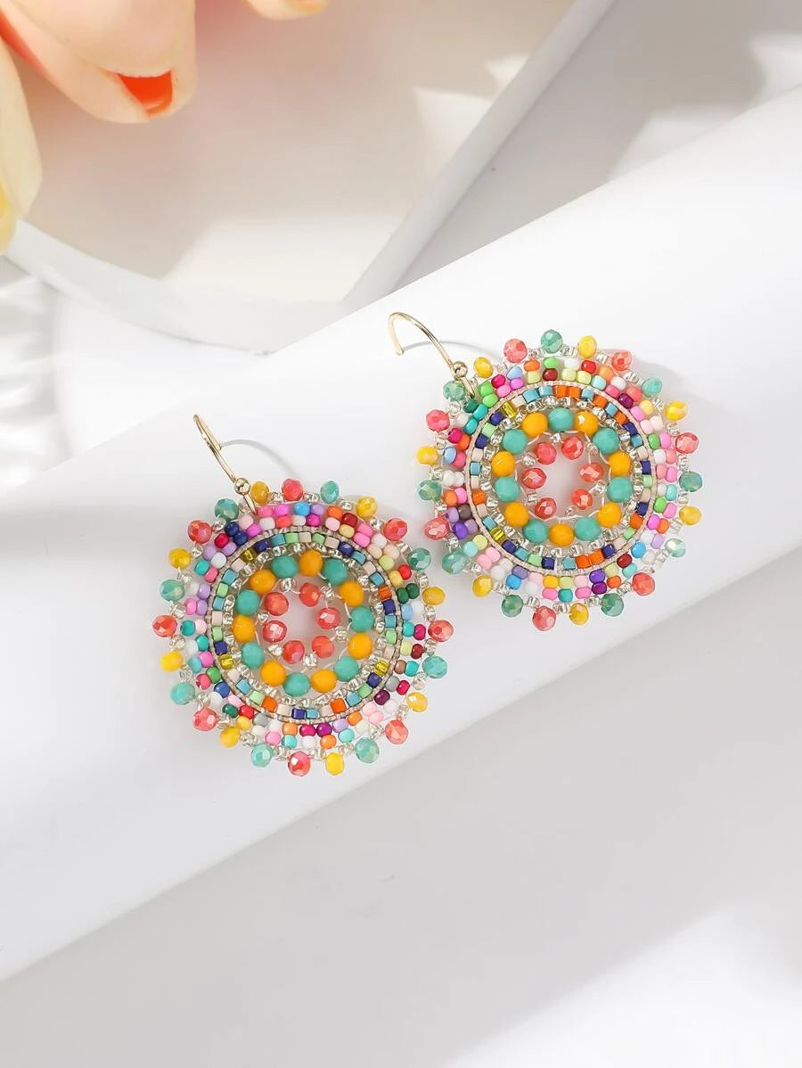 Bohemian Handmade Crystal Earrings