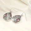 Vintage Bohemian Silver Dangle Earrings