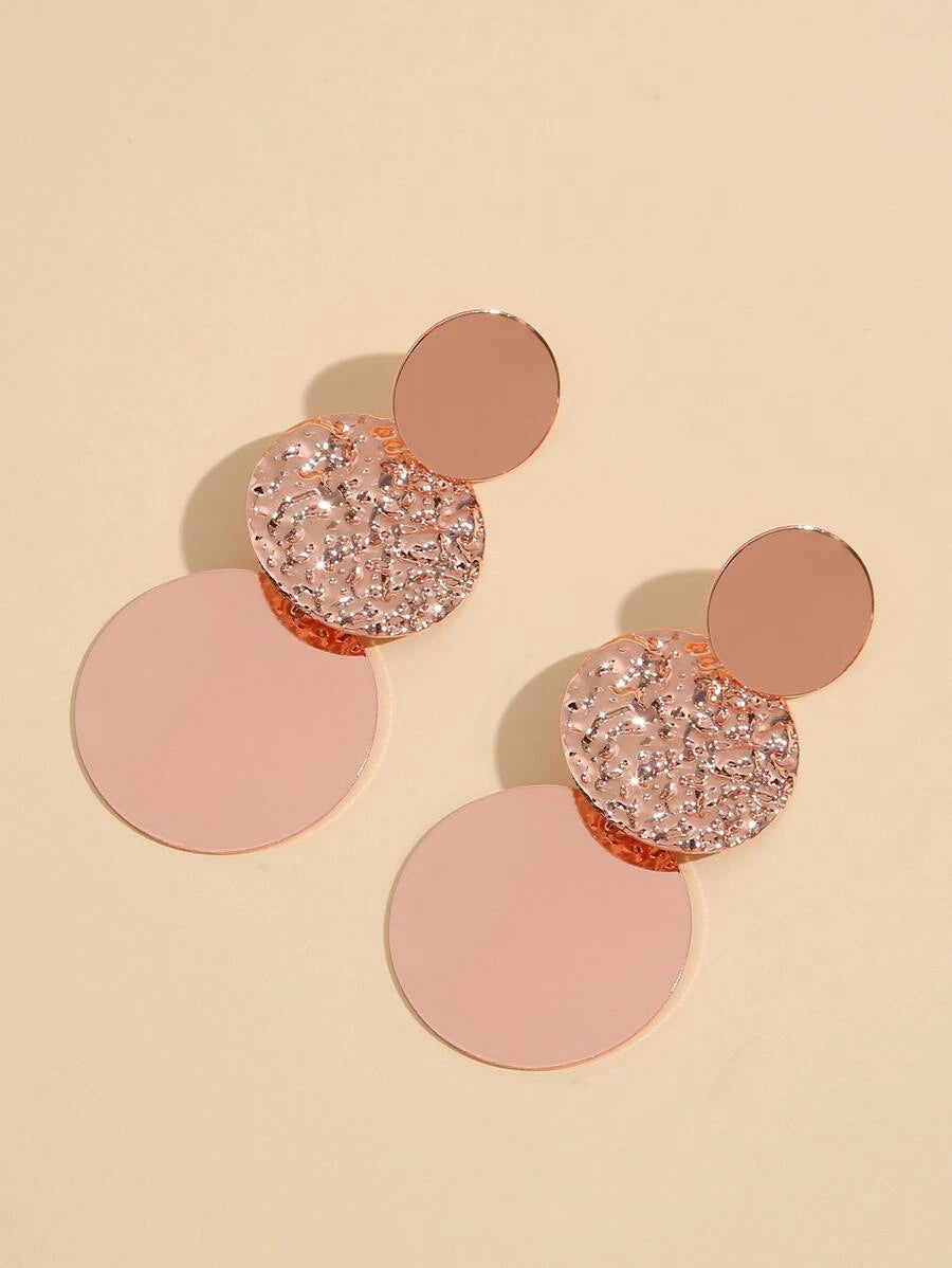 Circular Wave Pattern Fashion Earrings