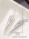 Vintage Hollow Heart Pendant Earrings
