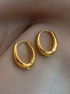 Old Money Teardrop Hoop Earrings