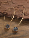 Resin Geometric Drop Earrings