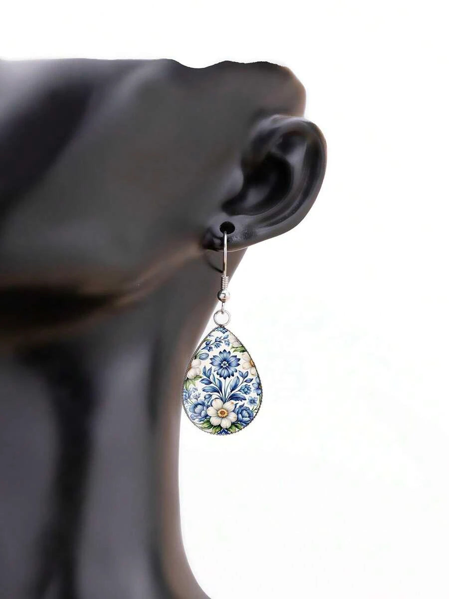 Porcelain Drop Earrings