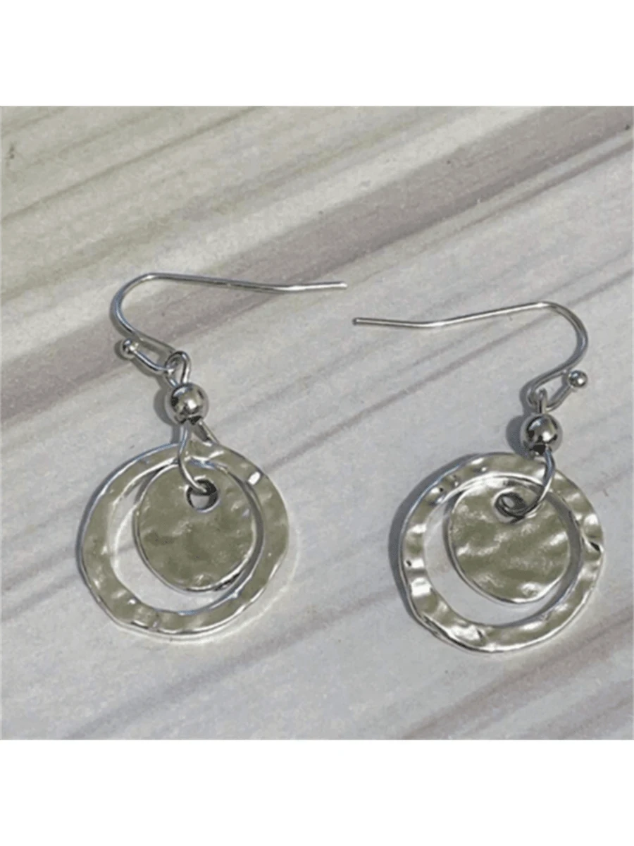 Bohemian Vintage Hollow Round Earrings