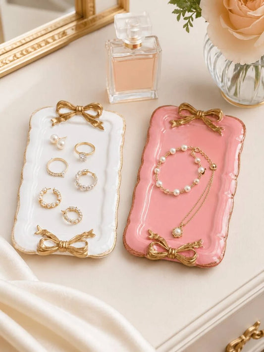 Vintage Bow Jewelry Tray