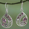 Vintage Bohemian Silver Dangle Earrings