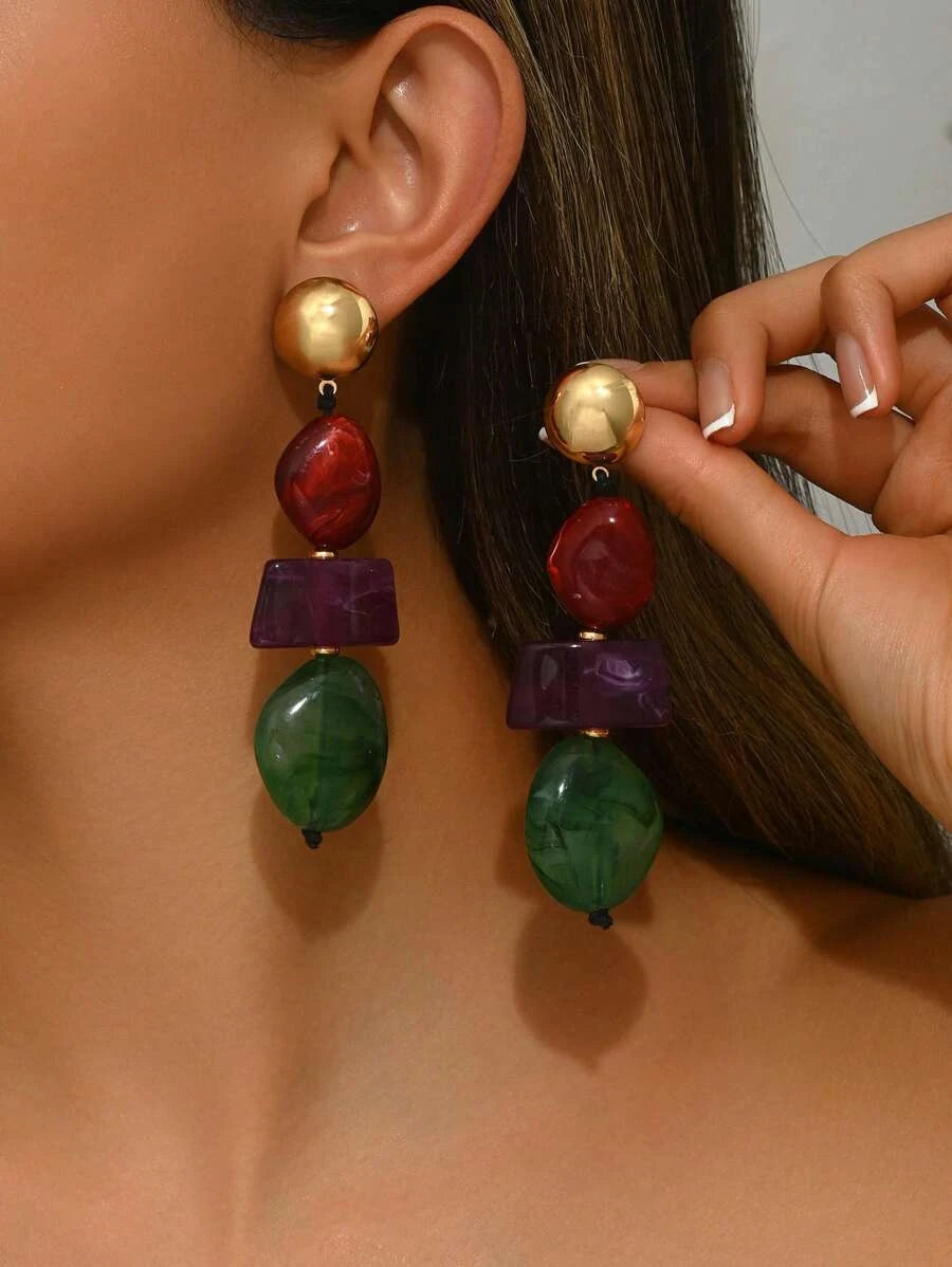Elegant Bohemian Gold Earrings