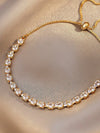 Andkiss Cubic Zirconia Decor Bracelet