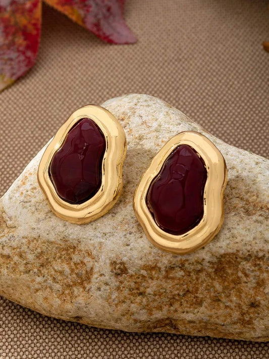 Asymmetrical Minimalist Vintage Earrings