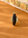 Bohemian Agate Gold Ring