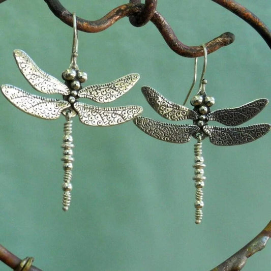 Vintage Dragonfly Earrings