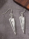 Vintage Hollow Heart Pendant Earrings