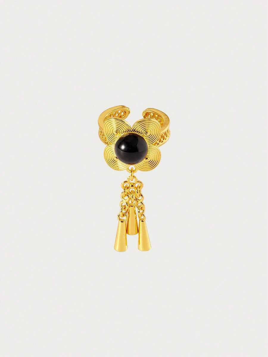 Glisma Gold Plated Vintage Ring