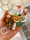 Chunky Resin Ring Set