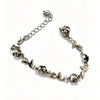 Minimalist Black Rose Bracelet