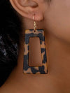 Colorful Geometric Square Drop Earrings