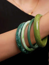 Yellow Round Bracelet Set